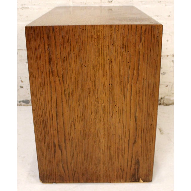 Mid 20th Century Brutalist Inspired Nightstands From Lane Furniture's "Pueblo" Series, Pair, Attributed For Sale - Image 9 of 15