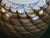 Glass Late 20th Century Art Glass Vase Micheal Nourot Cased Rust and Blue For Sale - Image 7 of 13