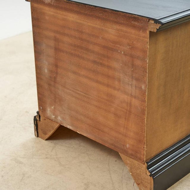 - black contrasting top and base height: 61.5 width: 65.5 depth: 34 this piece is attributed to the mentioned...