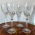 Rogaska Queen Crystal Wine Glasses Set of 4 Cut Floral 7.75" Slovenia Beautiful set of four Rogaška Queen crystal wine...