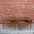 Mid-Century Modern Pair of Vintage Lane "Acclaim" Walnut Two-Tier Step End Tables For Sale - Image 3 of 11