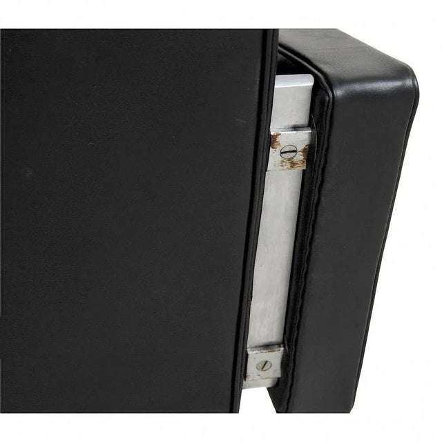 Metal Black Aniline Leather Pk-31/1 Armchair by Poul Kjærholm, 1970s For Sale - Image 7 of 11