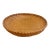 Vintage Large Round Woven Wicker Basket For Sale