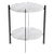 White Carrara Marble Deck Table by OxDenmarq For Sale