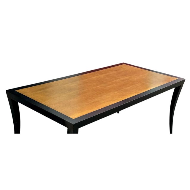Modern Hickory Chair Milo M2m Saber Leg Dining Table or Desk, James River Collection For Sale - Image 3 of 9