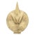 Modern Kostas Dikefalos, Gilt Bronze Modernist Abstract Sculpture in Manner of Brancusi For Sale - Image 3 of 6