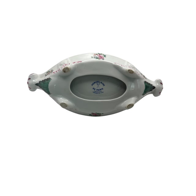 French Bloch Porcelaine De Paris Gondola Porcelain Triple Ink Well For Sale - Image 12 of 13