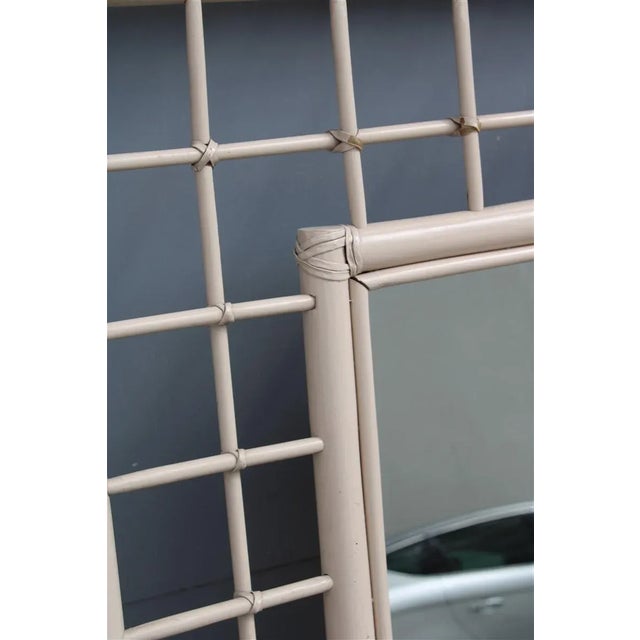 Large Square Mirror from Vivai del Sud Italia, 1970s For Sale - Image 9 of 13