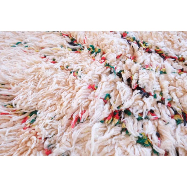 Mid-Century Modern 2000’s Moroccan Tribal Abstract Wool Rug - 6.7 X 3.12 Ft For Sale - Image 3 of 9