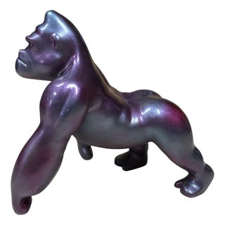 Sculpture of Smooth Gorilla, 2020s, Bronze For Sale