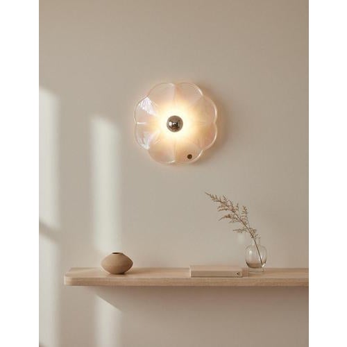 Mid-Century Iridescent Porcelain PAN Wall Lamp from Goebel, Germany, 1970s For Sale - Image 11 of 16