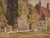 Late 19th Century English Mansion by the Cemetery - Late 1800s Watercolor on Paper by Lucy Cooper For Sale - Image 5 of 7