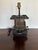 1880s cast iron double-burner kerosene lamp stove now turned into a charming lamp. Manufactured by Florence.