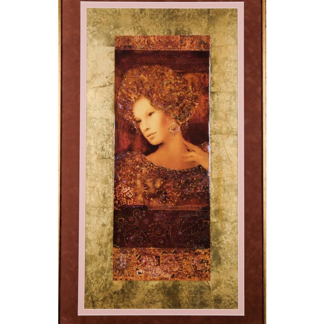 Excellent 2000 Print and Frame Csaba Markus "Veronika" Artist Hand Signed and Numbered & Embellished Limited Edition...