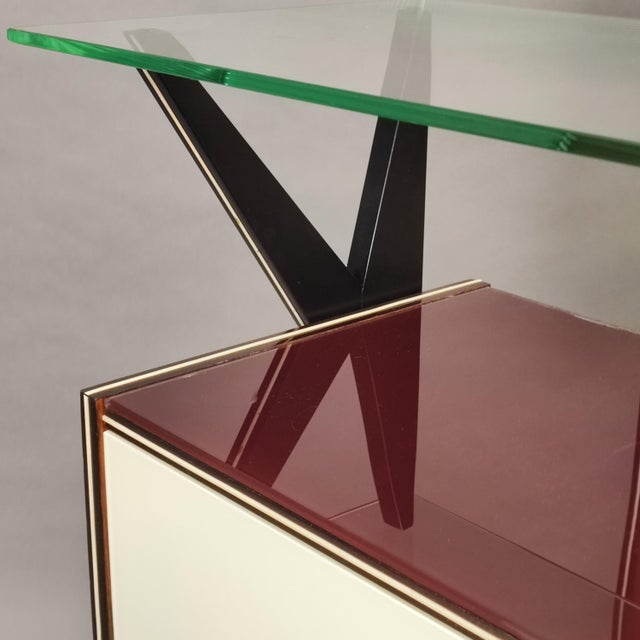 Italian Bar Cabinet with Counter & Stools, 1950s, Set of 4 For Sale - Image 6 of 16