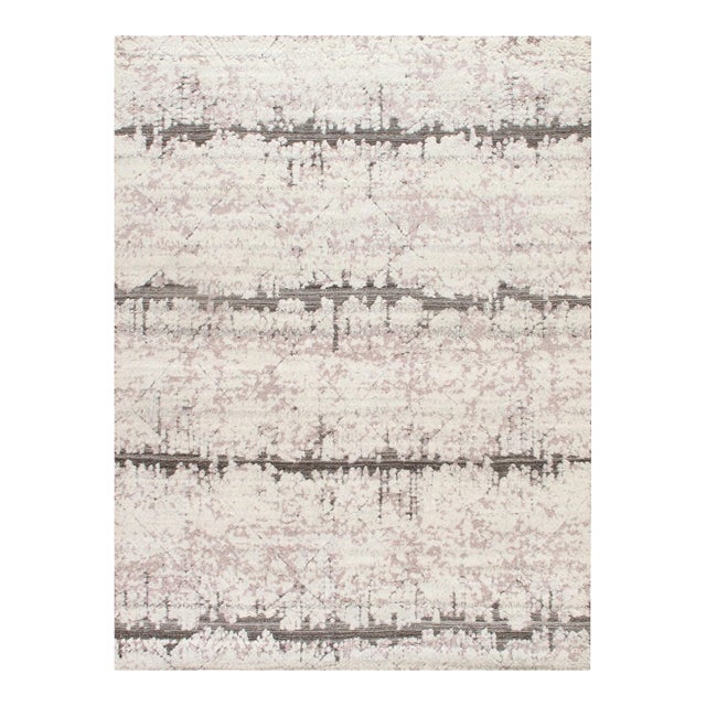Pasargad Home Vogue Ivory Wool Area Rug- 8' 1" X 10' 2" For Sale
