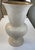 Mid 20th Century Large 20-Inch Hand-Carved Solid Alabaster Neoclassical Pedestal Urn Vase For Sale - Image 5 of 7