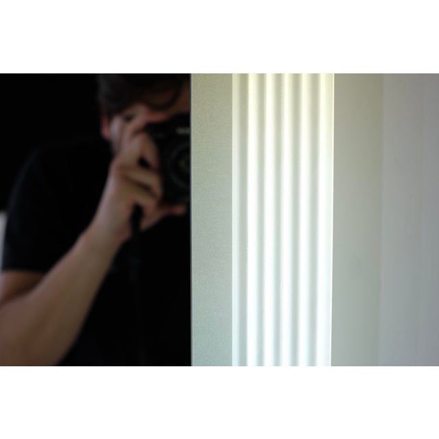 Vintage Italian Square Glass Mirror, 1970s, in Good conditions. Designed 1970 to 1979