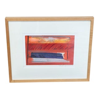 C. Gregory Gummersall 1989 Original Mixed Media Abstract For Sale