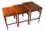 Set of Three Hans Wegner Teak Nesting Tables at-40, 1960 For Sale