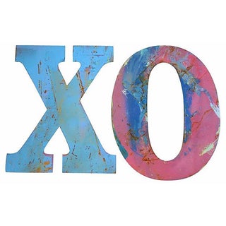 Metal Marquee Letters Xo - 2 Pieces For Sale
