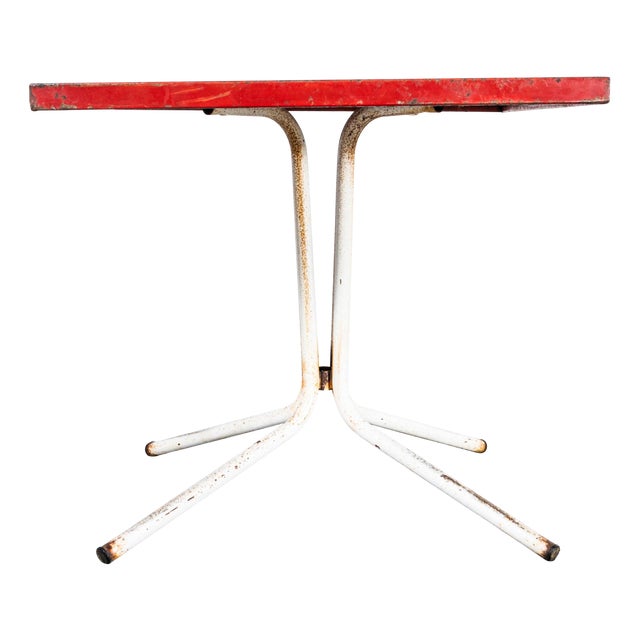 Outdoor Metal Table, 1950s For Sale