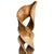 2020s Twisting Mahogany Wood Sculpture on Stand For Sale - Image 5 of 6