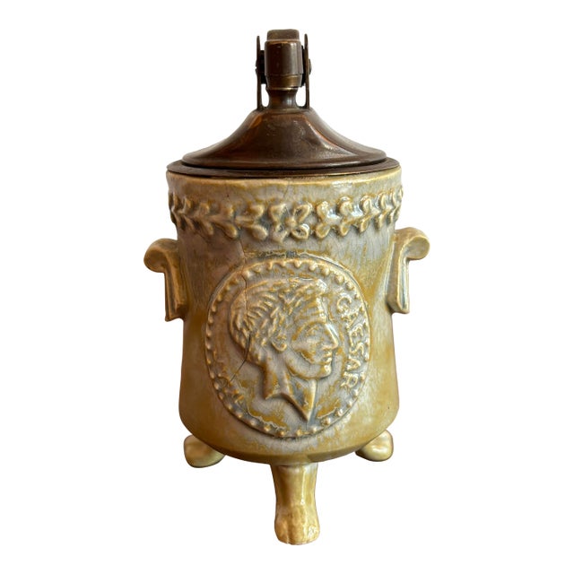 Midcentury Neoclassical Table Lighter For Sale