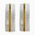 Gold Murano Glass Rectangular Diamanted Wall Sconces by Simoeng, Set of 2 For Sale - Image 9 of 9