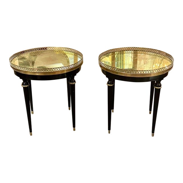 Pair of Vintage Jansen Style Side Tables For Sale