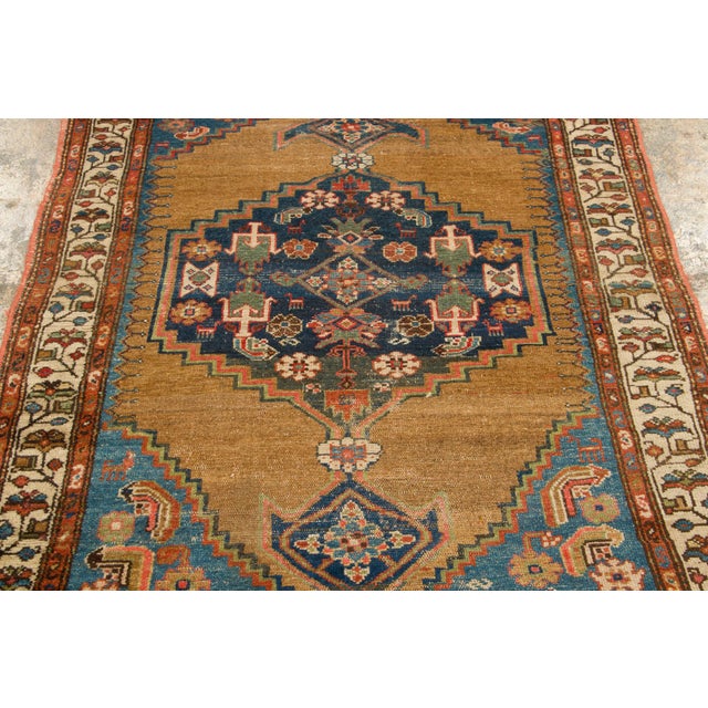 Traditional Antique Persian Heriz Floral Medallion Runner by Rug & Kilim, 1920–1929 For Sale - Image 3 of 8