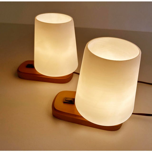 Vintage Danish Table Lamps, Set of 2 For Sale - Image 10 of 15