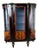 Vintage French Empire Style Display Cabinet with Marble Top For Sale