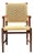 Vintage Donghia Woven Rattan “Merbau” Arm Chair For Sale