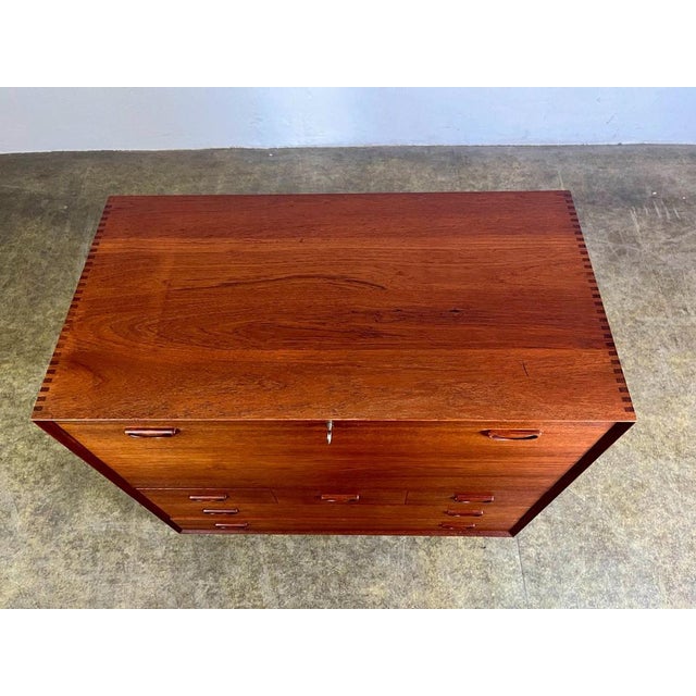 Mid-Century Secretay in Teak by Peter Hvidt & Orla Mølgaard-Nielsen for Søborg Møbelfabrik, 1960s For Sale - Image 10 of 16