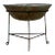 Vintage Patinated Collectors Drum Table For Sale
