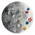 Vera Vizzi, Phase Wall Sculpture with Lunar Texture, 2025, Mixed Media For Sale