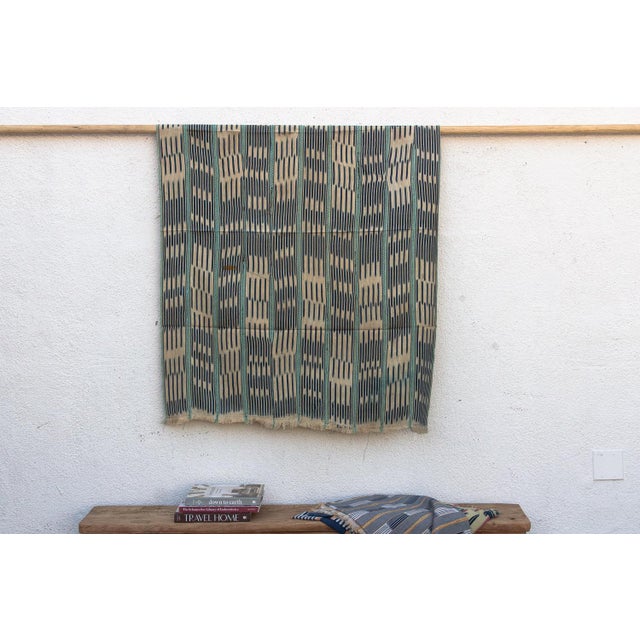 Hand-woven by master weavers of the Baoulé people in the Côte d’Ivoire, West Africa, these vintage textiles are celebrated...