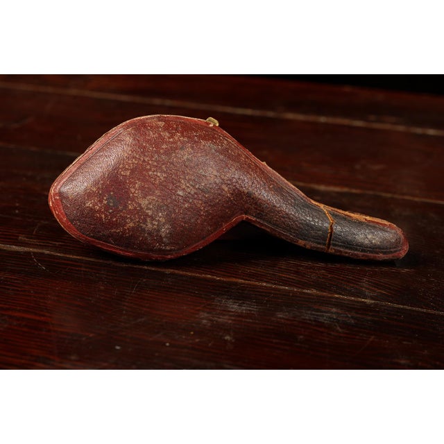 Figurative Vintage 1920s Carved Pig Genuine Meerschaum Tobacco Pipe For Sale - Image 3 of 7