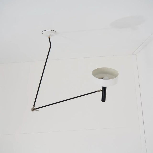 Mid-Century Modern Ceiling or Wall Light by W. Hagoort for Hagoort, the Netherlands For Sale - Image 3 of 8