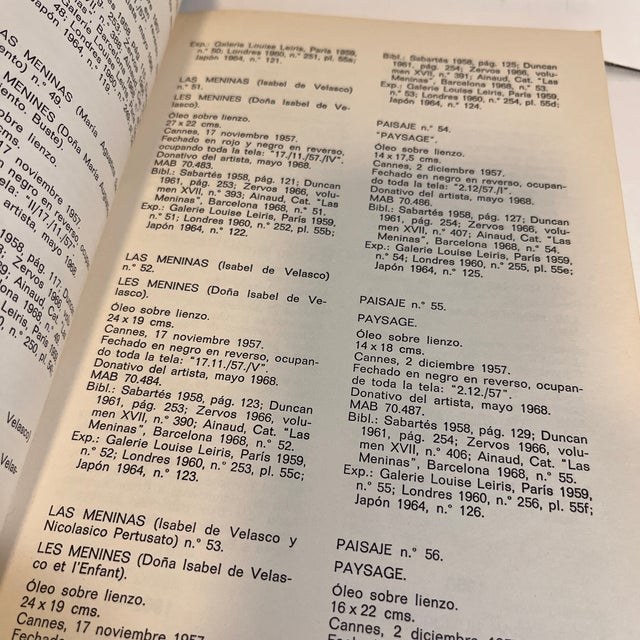 1970s 1971 Museo Picasso Catalog 1 Book For Sale - Image 5 of 10