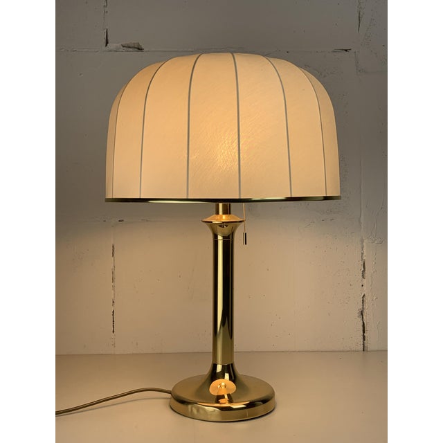 Gorgeous vintage brass large table lamp attributed to Vienna Austria ( 1960s - 1970s ) we have two of these models in...