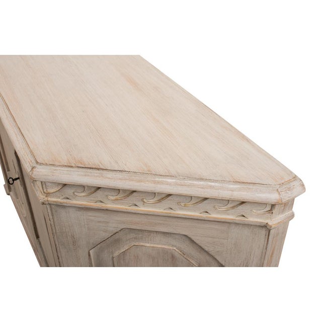 Stone Painted Credenza For Sale - Image 10 of 11
