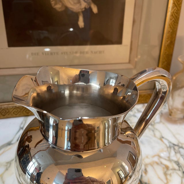 Reed & Barton Silver Plated Water Pitcher For Sale In San Francisco - Image 6 of 9