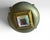 Set of Eight Hollywood Regency Metallic Wood Knobs With Iridescent Aurora Borealis Gems For Sale - Image 13 of 18