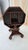 Antique Octagonal Walnut Finish Tilt ( Snap) Pedestal Center Table For Sale In Dallas - Image 6 of 18