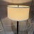 1980s Stitched Leather Floor Lamp Steel X Base After Paul Dupré-Lafon For Sale In San Diego - Image 6 of 12