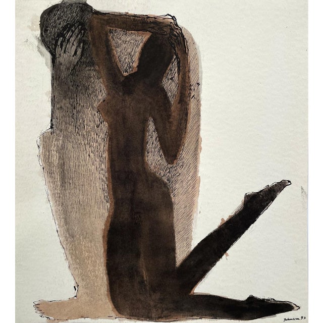 Jolanta Johnsson, Yearning, Mixed Media on Paper, 1997 For Sale - Image 9 of 9