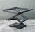 Vintage Contemporary “Fleur De Fer” Steel Dining Table Pedestal After Roche Bobois For Sale - Image 9 of 12