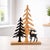 Kenneth Ludwig Chicago Woodland Deer and Pine Tree Silhouette Décor For Sale - Image 4 of 4